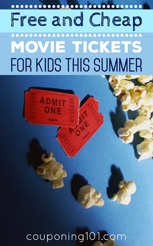 List of FREE and Cheap Summer Movie Programs for Kids! Lots of ways to get free or discounted movie tickets for the kids this summer!