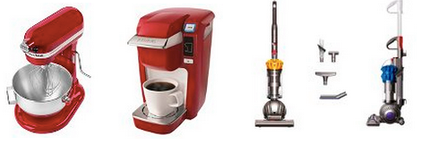 KitchenAid Mixer, Keurig Mini, Dyson Vacuum, Dyson Ball Compact Allergy Vacuum