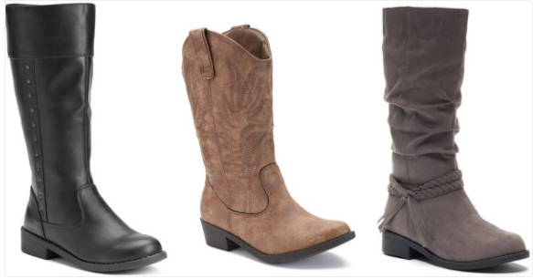 Girls Boots ONLY $11.99 at Kohl's