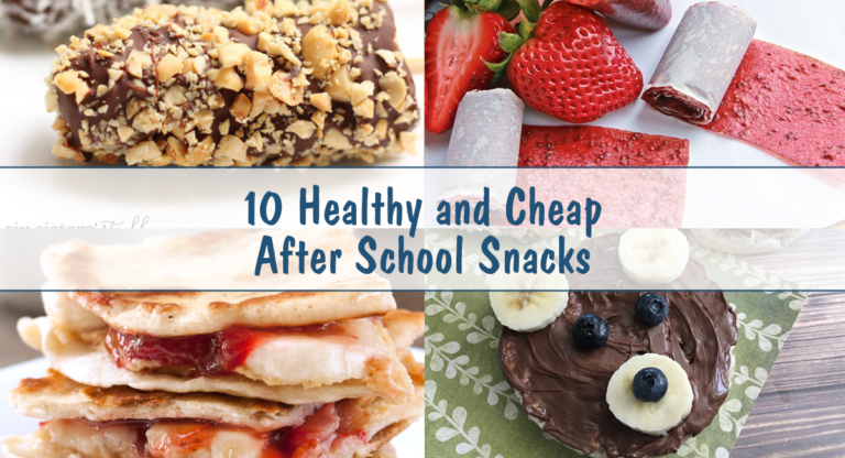 10 Healthy and Cheap After School Snacks